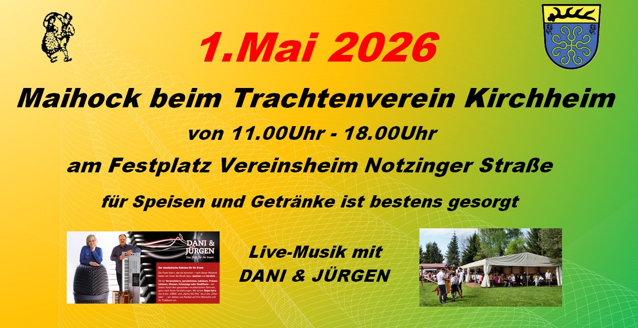 Vorankündigung Mai Plakat Grün Gelb Q 2026